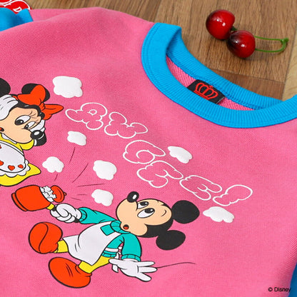 日本童裝 BDL x Disney 爆谷泡沫印花衛衣 90-130cm 男童款/女童款 冬季 TOPS 聖誕紅/新年紅