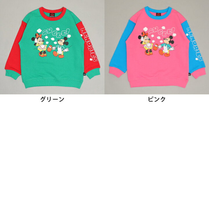 日本童裝 BDL x Disney 爆谷泡沫印花衛衣 90-130cm 男童款/女童款 冬季 TOPS 聖誕紅/新年紅