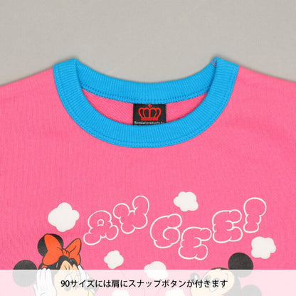 日本童裝 BDL x Disney 爆谷泡沫印花衛衣 90-130cm 男童款/女童款 冬季 TOPS 聖誕紅/新年紅