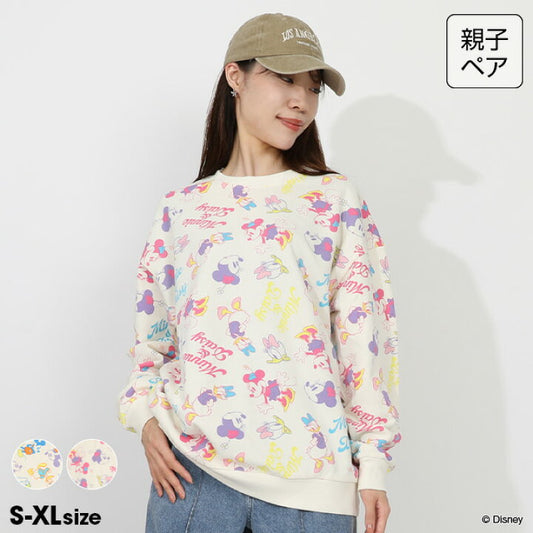 日本童裝 BDL x Disney 親子裝 印花衛衣 S-XL 大人款 冬季 TOPS