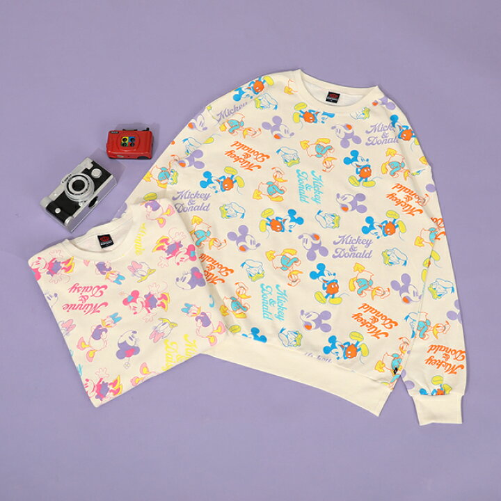 日本童裝 BDL x Disney 親子裝 印花衛衣 S-XL 大人款 冬季 TOPS