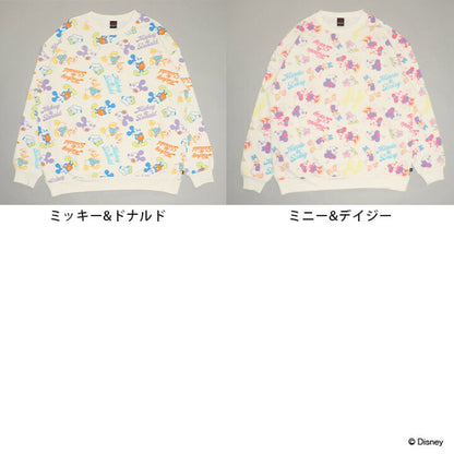 日本童裝 BDL x Disney 親子裝 印花衛衣 S-XL 大人款 冬季 TOPS