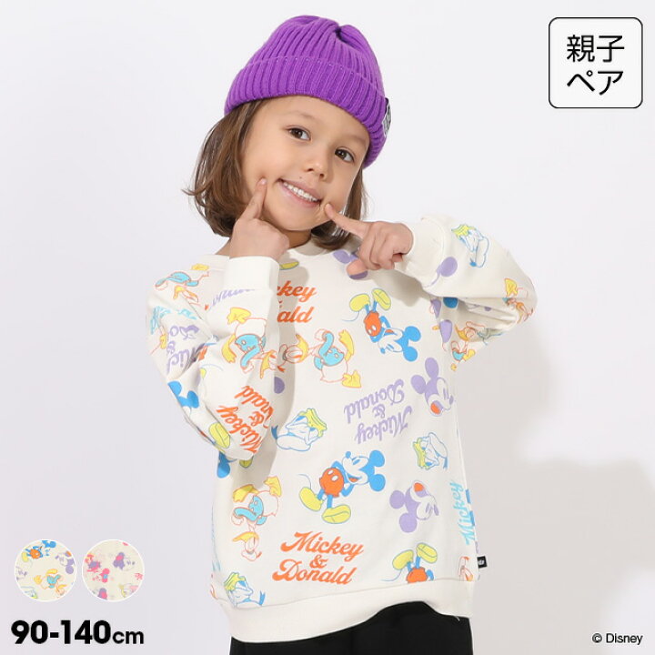 日本童裝 BDL x Disney 親子裝 印花衛衣 90-140cm 男童款/女童款 冬季 TOPS