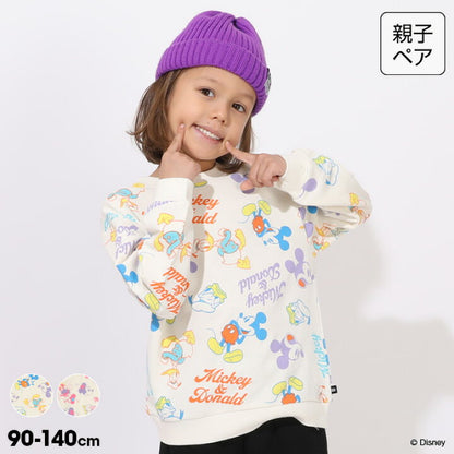 日本童裝 BDL x Disney 親子裝 印花衛衣 90-140cm 男童款/女童款 冬季 TOPS