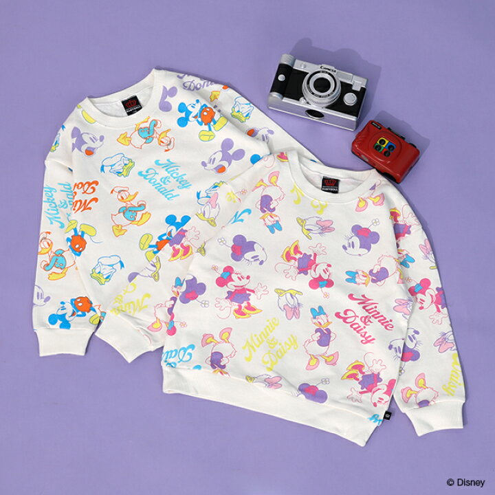 日本童裝 BDL x Disney 親子裝 印花衛衣 90-140cm 男童款/女童款 冬季 TOPS