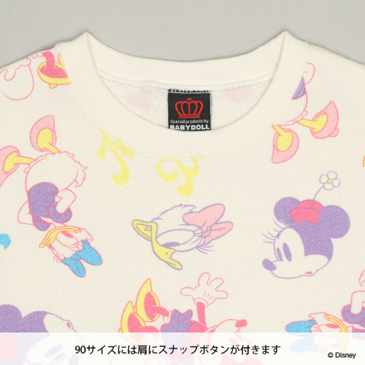 日本童裝 BDL x Disney 親子裝 印花衛衣 90-140cm 男童款/女童款 冬季 TOPS