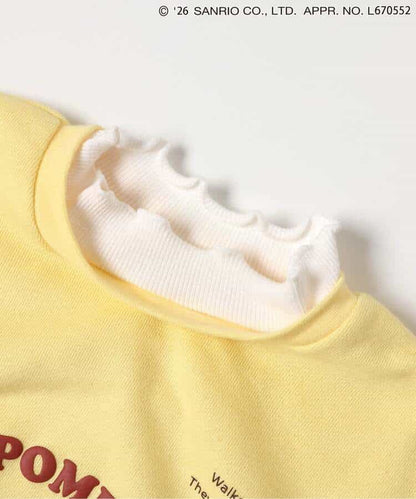 日本童裝 apres les cours x Sanrio 木耳領衛衣 80-140cm 女童款 冬季 TOPS 聖誕紅/新年紅