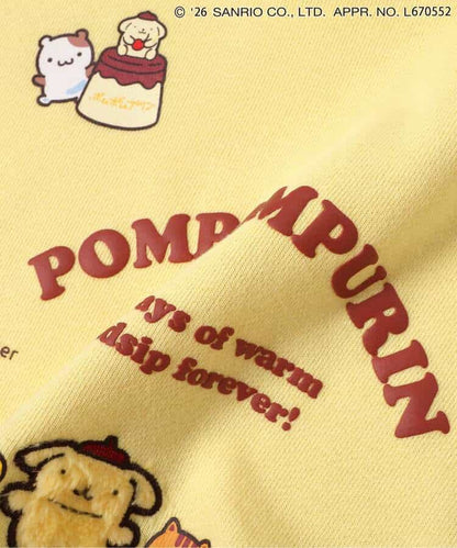 日本童裝 apres les cours x Sanrio 木耳領衛衣 80-140cm 女童款 冬季 TOPS 聖誕紅/新年紅