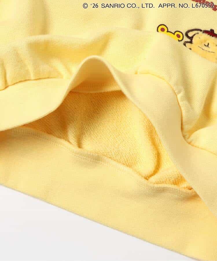 日本童裝 apres les cours x Sanrio 木耳領衛衣 80-140cm 女童款 冬季 TOPS 聖誕紅/新年紅