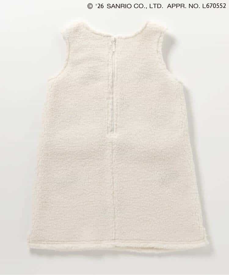 日本童裝 apres les cours x Sanrio 毛毛背心裙 90-130cm 女童款 冬季 DRESSES