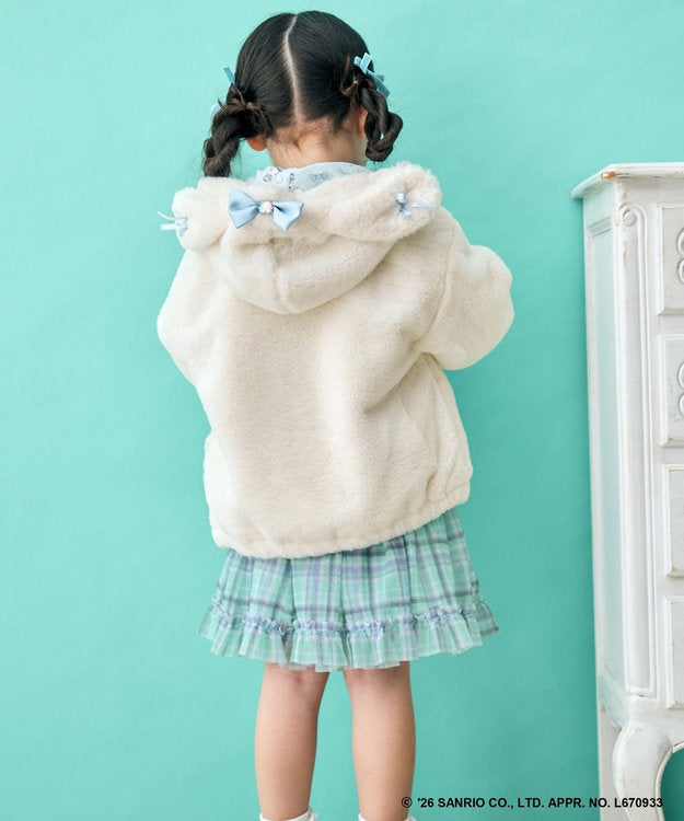 日本童裝 ANY#26 x Sanrio 毛毛可愛外套 110-150cm 女童款 秋季 (適合初秋、香港平均溫度、寒冷天氣）OUTERWEAR