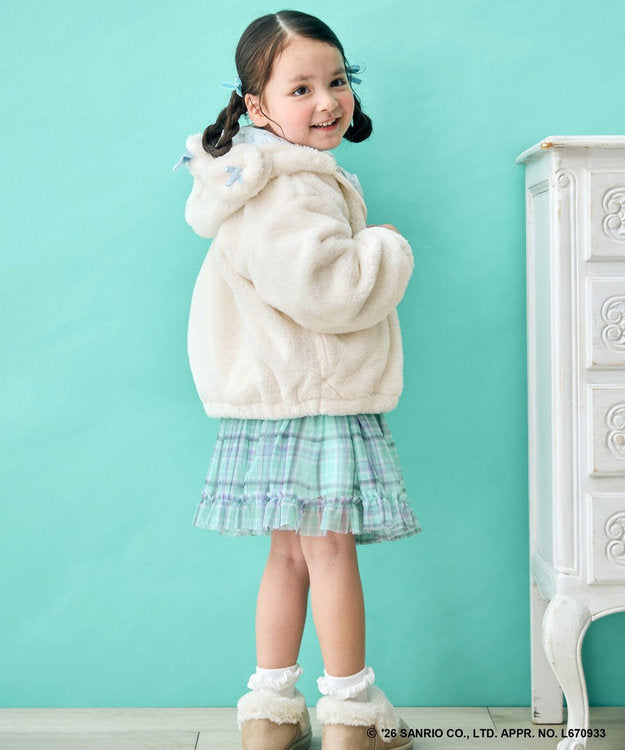 日本童裝 ANY#26 x Sanrio 毛毛可愛外套 110-150cm 女童款 秋季 (適合初秋、香港平均溫度、寒冷天氣）OUTERWEAR