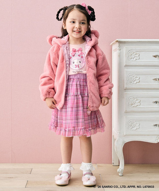 日本童裝 ANY#26 x Sanrio 薄紗裙配夢幻緞帶鑰匙扣 110-140cm 女童款 秋季 SKIRTS