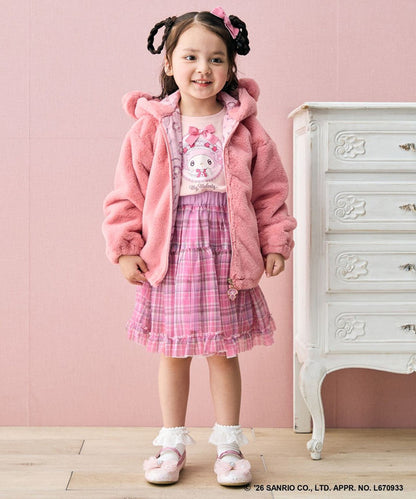 日本童裝 ANY#26 x Sanrio 薄紗裙配夢幻緞帶鑰匙扣 110-140cm 女童款 秋季 SKIRTS