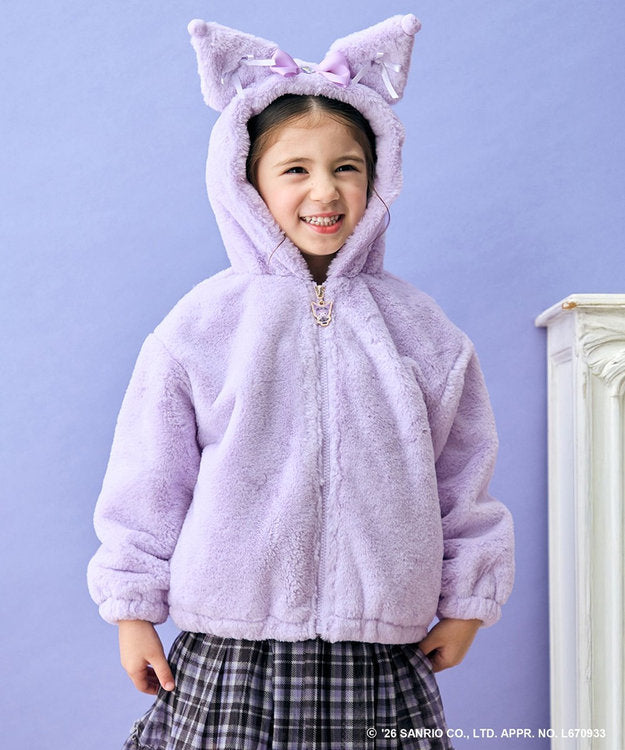 日本童裝 ANY#26 x Sanrio 毛毛可愛外套 110-150cm 女童款 秋季 (適合初秋、香港平均溫度、寒冷天氣）OUTERWEAR
