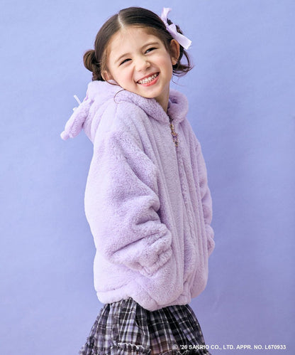 日本童裝 ANY#26 x Sanrio 毛毛可愛外套 110-150cm 女童款 秋季 (適合初秋、香港平均溫度、寒冷天氣）OUTERWEAR