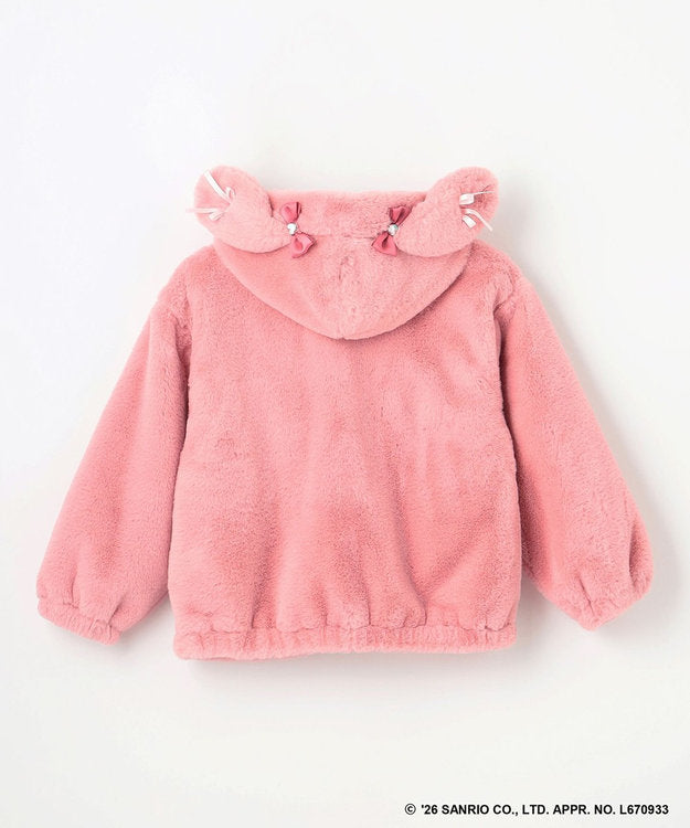日本童裝 ANY#26 x Sanrio 毛毛可愛外套 110-150cm 女童款 秋季 (適合初秋、香港平均溫度、寒冷天氣）OUTERWEAR