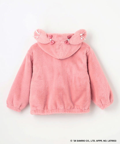 日本童裝 ANY#26 x Sanrio 毛毛可愛外套 110-150cm 女童款 秋季 (適合初秋、香港平均溫度、寒冷天氣）OUTERWEAR