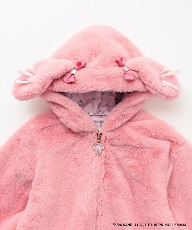 日本童裝 ANY#26 x Sanrio 毛毛可愛外套 110-150cm 女童款 秋季 (適合初秋、香港平均溫度、寒冷天氣）OUTERWEAR