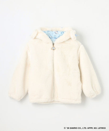 日本童裝 ANY#26 x Sanrio 毛毛可愛外套 110-150cm 女童款 秋季 (適合初秋、香港平均溫度、寒冷天氣）OUTERWEAR
