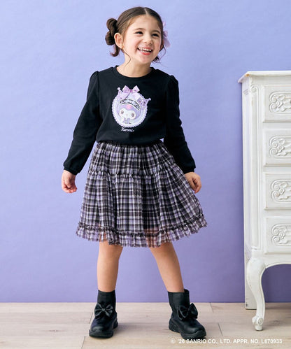 日本童裝 ANY#26 x Sanrio 薄紗裙配夢幻緞帶鑰匙扣 110-140cm 女童款 秋季 SKIRTS