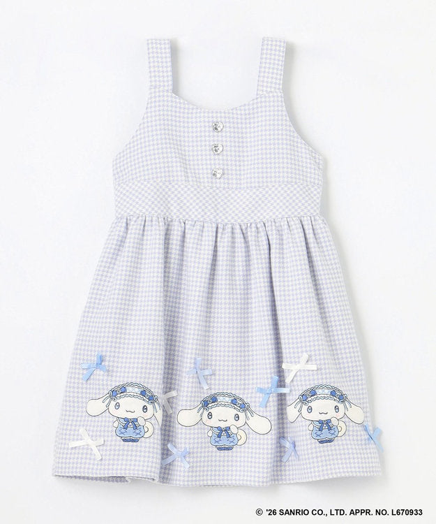 日本童裝 ANY#26 x Sanrio 吊帶格仔裙 110-140cm 女童款 秋季 DRESSES