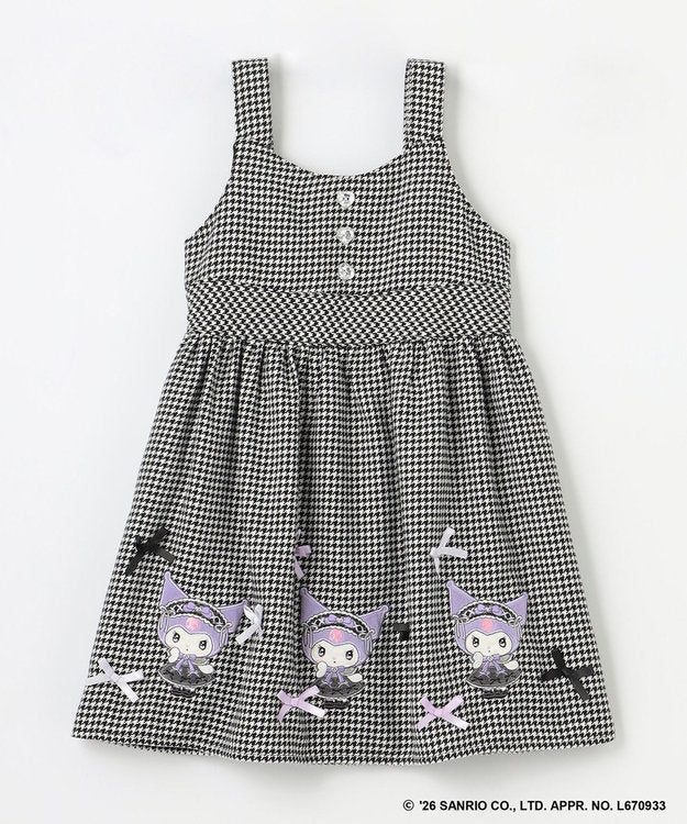日本童裝 ANY#26 x Sanrio 吊帶格仔裙 110-140cm 女童款 秋季 DRESSES
