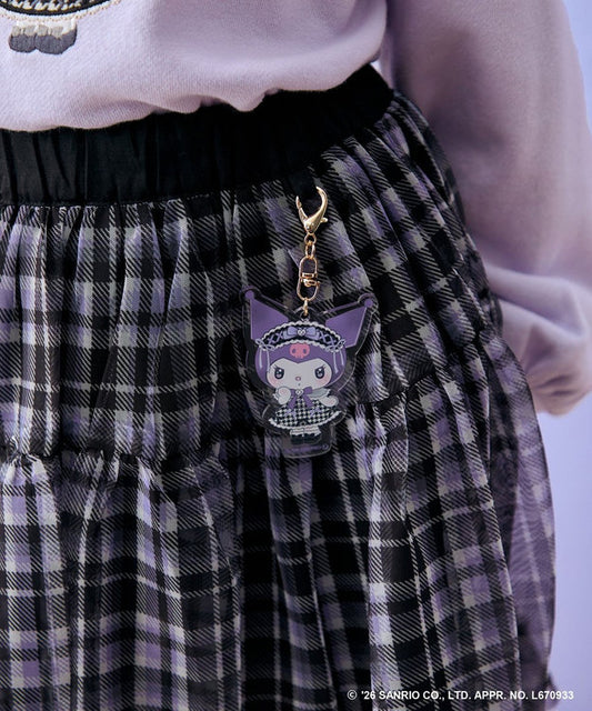 日本童裝 ANY#26 x Sanrio 薄紗裙配夢幻緞帶鑰匙扣 110-140cm 女童款 秋季 SKIRTS