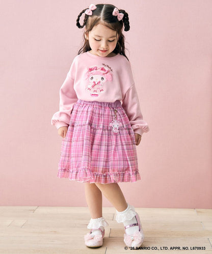 日本童裝 ANY#26 x Sanrio 薄紗裙配夢幻緞帶鑰匙扣 110-140cm 女童款 秋季 SKIRTS