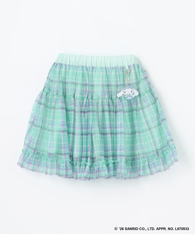 日本童裝 ANY#26 x Sanrio 薄紗裙配夢幻緞帶鑰匙扣 110-140cm 女童款 秋季 SKIRTS
