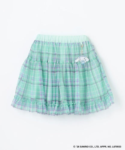 日本童裝 ANY#26 x Sanrio 薄紗裙配夢幻緞帶鑰匙扣 110-140cm 女童款 秋季 SKIRTS