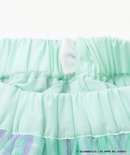 日本童裝 ANY#26 x Sanrio 薄紗裙配夢幻緞帶鑰匙扣 110-140cm 女童款 秋季 SKIRTS