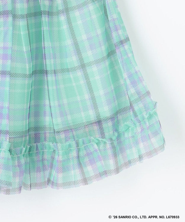 日本童裝 ANY#26 x Sanrio 薄紗裙配夢幻緞帶鑰匙扣 110-140cm 女童款 秋季 SKIRTS