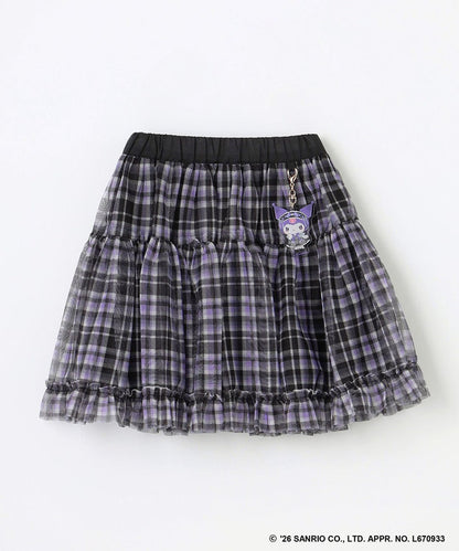 日本童裝 ANY#26 x Sanrio 薄紗裙配夢幻緞帶鑰匙扣 110-140cm 女童款 秋季 SKIRTS