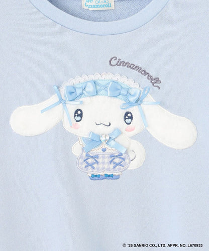 日本童裝 ANY#26 x Sanrio 毛毛貼布印花衛衣 100-150cm 女童款 秋季 TOPS