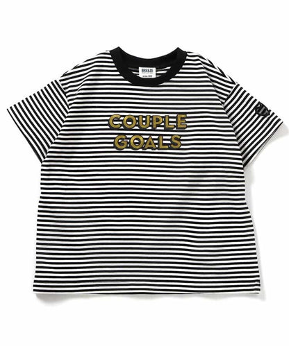 Japanese children's clothing BREEZE printed short-sleeved top 80-140cm girls summer TOPS 