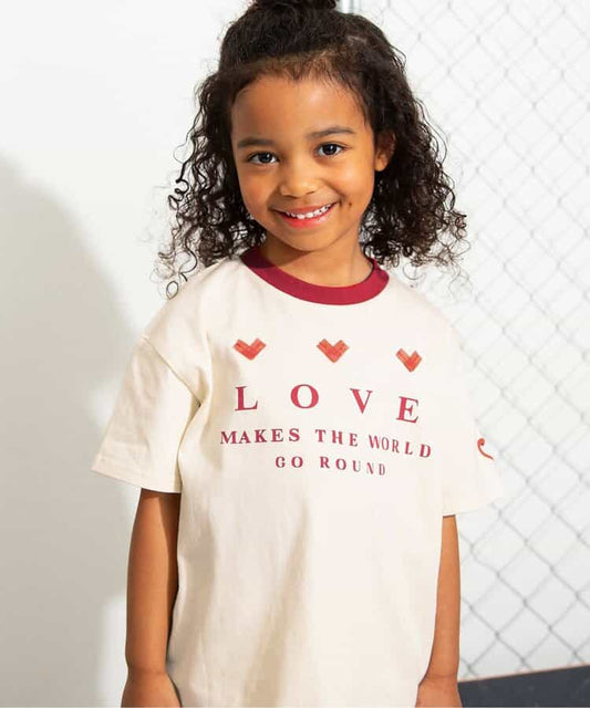 Japanese children's clothing BREEZE printed short-sleeved top 80-140cm girls summer TOPS 