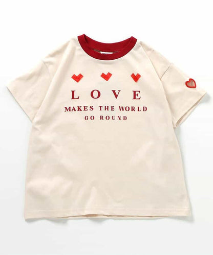 Japanese children's clothing BREEZE printed short-sleeved top 80-140cm girls summer TOPS 
