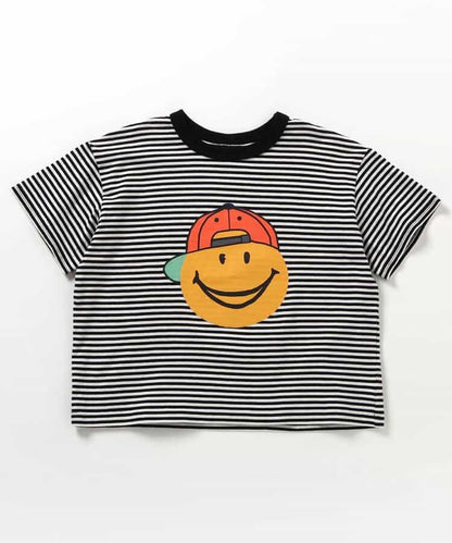 Japanese children's clothing BREEZE printed short-sleeved top 80-150cm boys' summer TOPS 