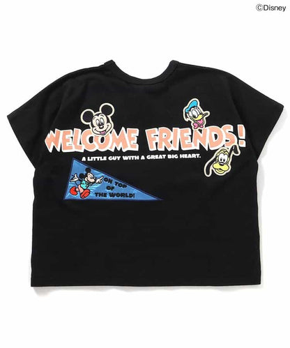 Japanese children's clothing BREEZE x Disney printed top 80-140cm boys' summer TOPS 