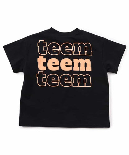 Japanese children's clothing BREEZE letter print top 90-160cm boys/girls summer TOPS 