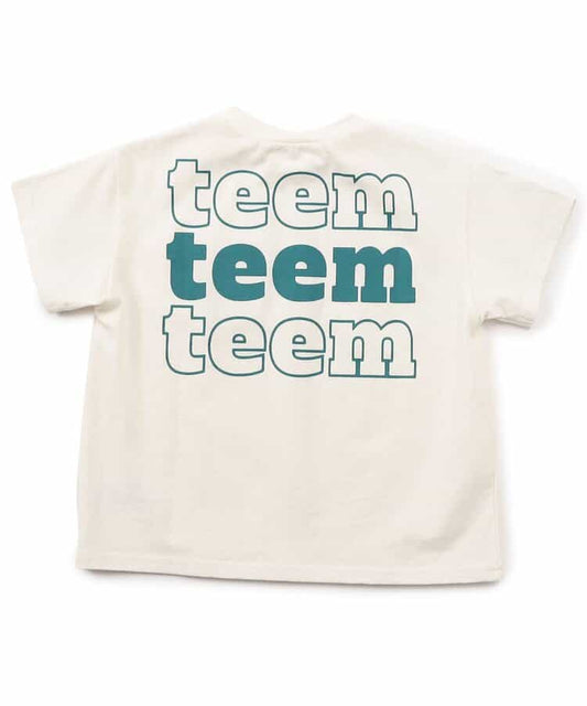 Japanese children's clothing BREEZE letter print top 90-160cm boys/girls summer TOPS 