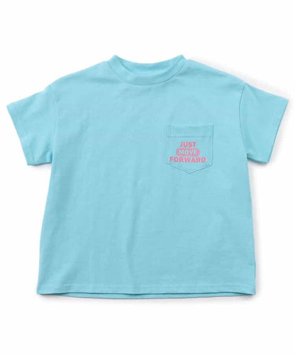Japanese children's clothing BREEZE letter print top 90-160cm boys/girls summer TOPS 