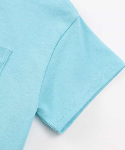 Japanese children's clothing BREEZE letter print top 90-160cm boys/girls summer TOPS 