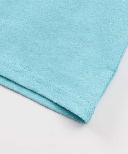 Japanese children's clothing BREEZE letter print top 90-160cm boys/girls summer TOPS 