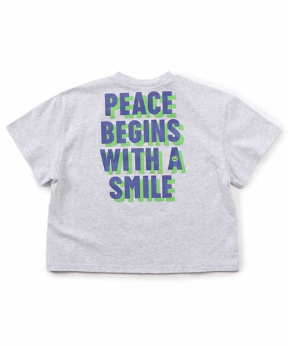 Japanese children's clothing BREEZE letter print top 90-150cm boys/girls summer TOPS 