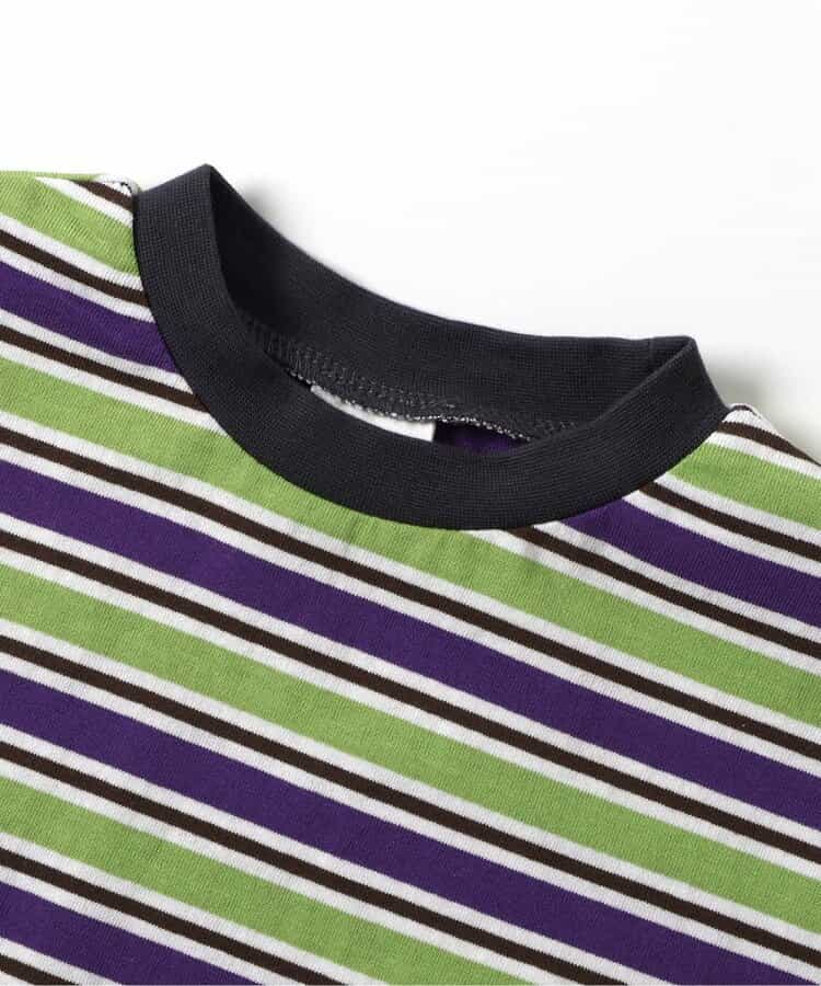 Japanese children's clothing BREEZE striped top 90-160cm boys/girls summer TOPS 