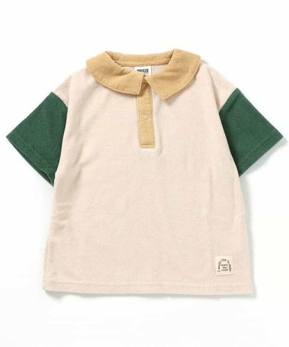 Japanese BREEZE Towel Collar Top 80-140cm Boys Summer TOPS 