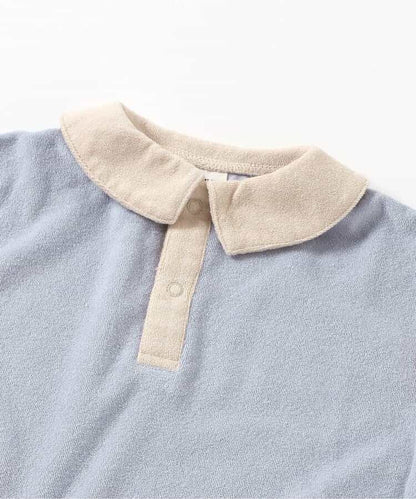 Japanese BREEZE Towel Collar Top 80-140cm Boys Summer TOPS 