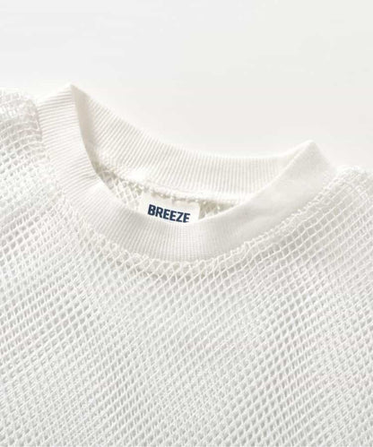 Japanese children's clothing BREEZE mesh top 90-160cm boys' summer TOPS 